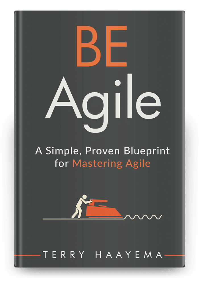 Book Hardcover Terry Haayema BE Agile Passionpreneur Publishing