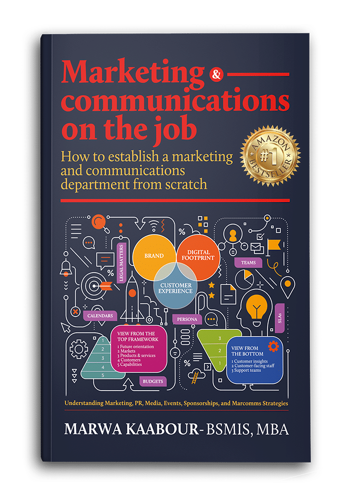 Mawra Kaabour Marketing and communications on the job Best Seller Cover